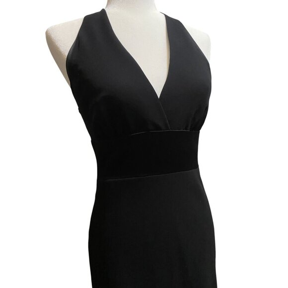 Black Halter Dress Size 4 - Picture 2 of 7